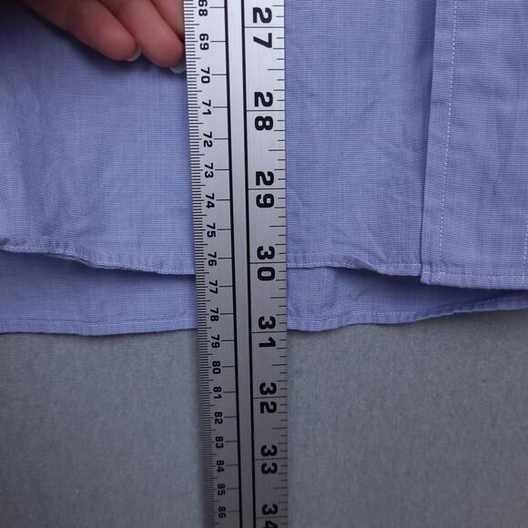 J Crew Men's Long Sleeve Button-Up Shirt Size XL 17-17.5 Periwinkle Blue - Picture 16 of 16
